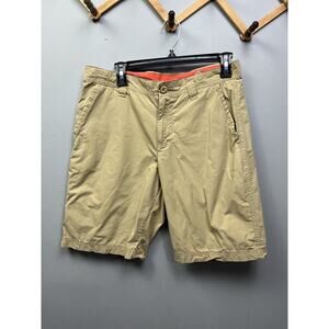 COLUMBIA Men’s Regular Fit Chino Shorts 30x10 Khaki Outdoor 100% cotton‎